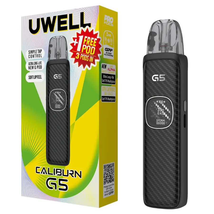 UWELL Caliburn G5 (Black Carbon)